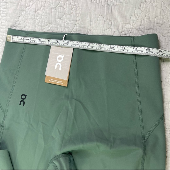 On Cloud Run On Clouds Women’s Movement Tights Long Size XL Ivy - Picture 8 of 16